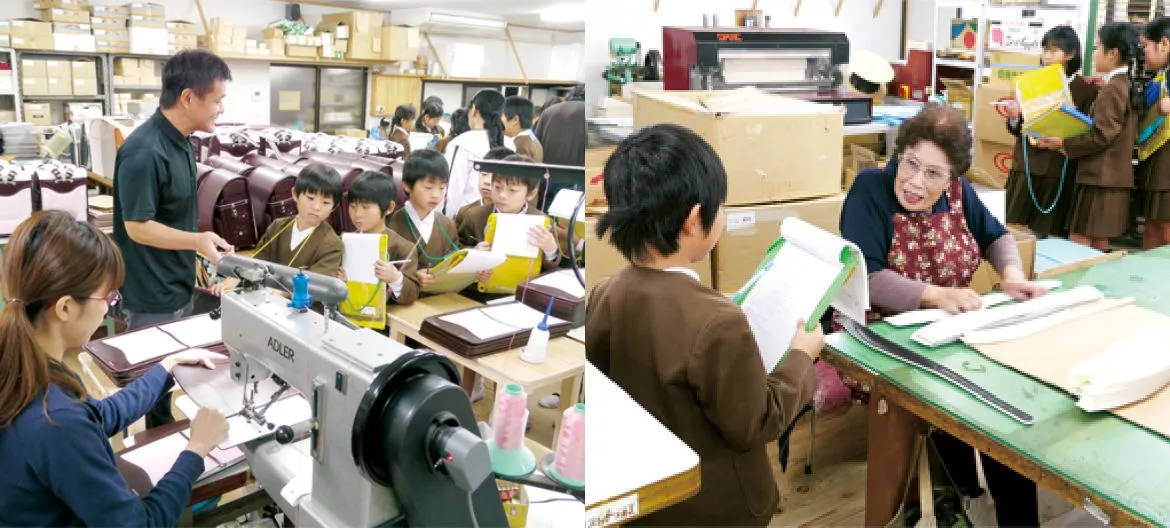 社会科見学の様子