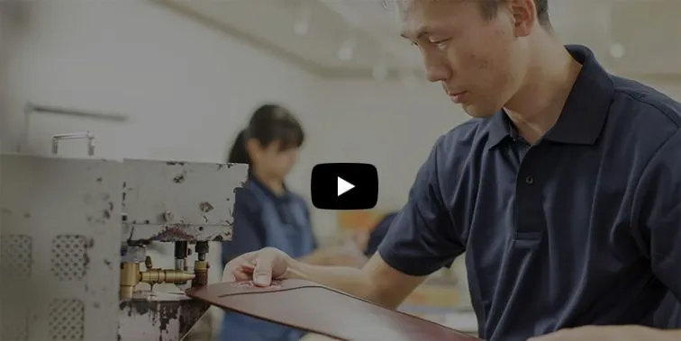 コバ塗り仕上げ製法の写真