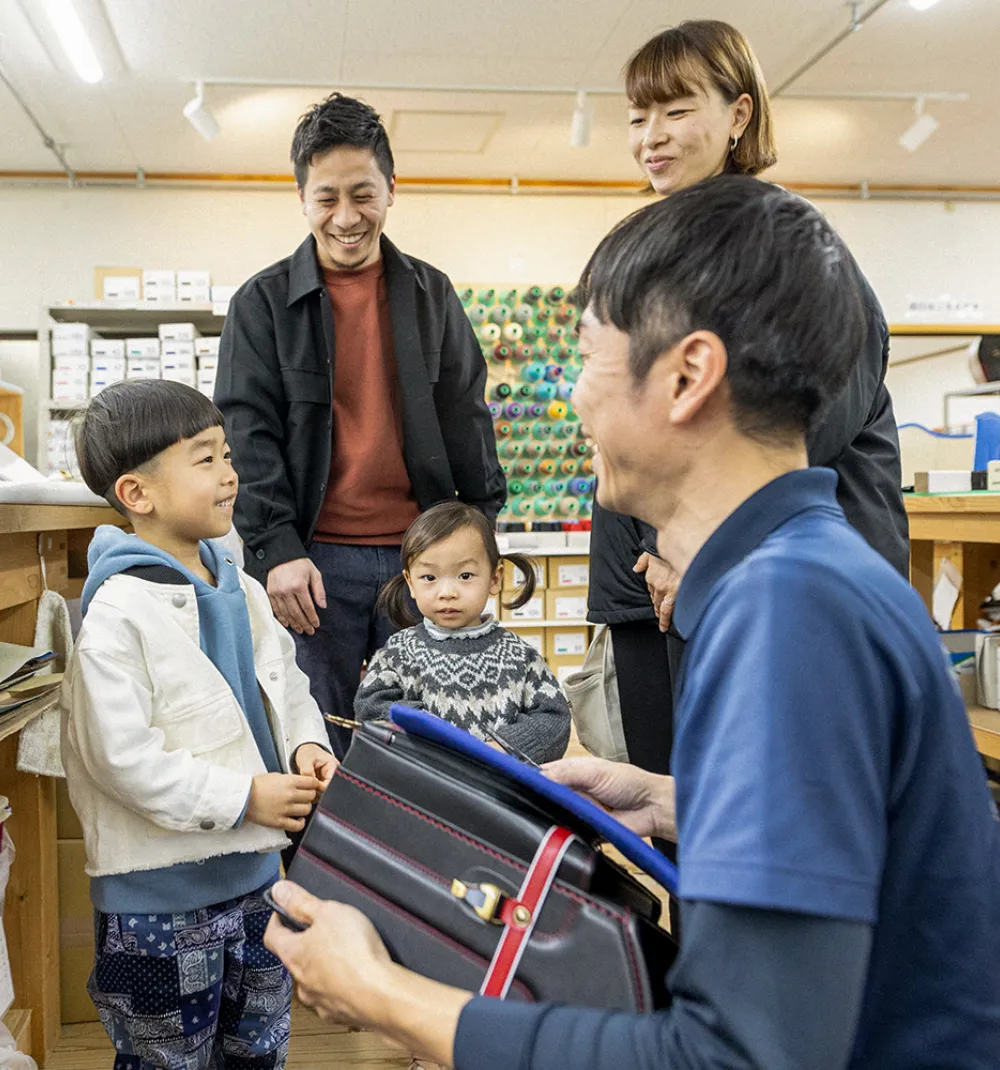 自信があるから、工房を開放しています。