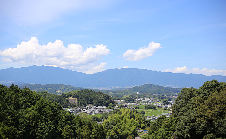 明日香村を見渡す