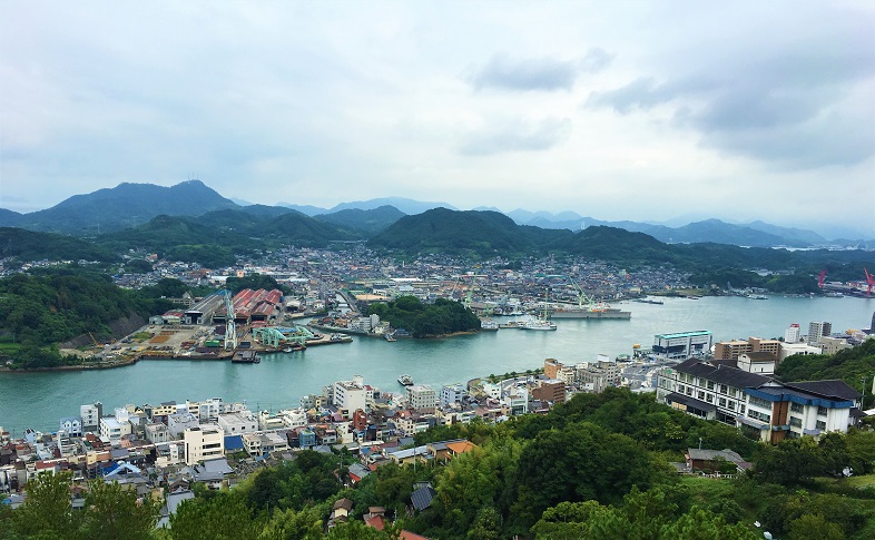 千光寺寺山山頂からの景色