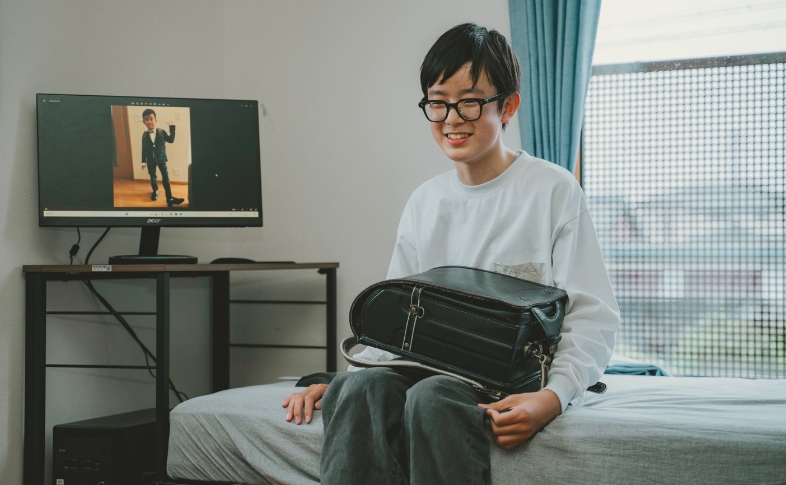 日向さん（愛知）「学校で並ぶランドセルの中で、自分のが一番