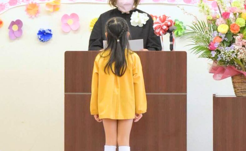 卒園証書授与