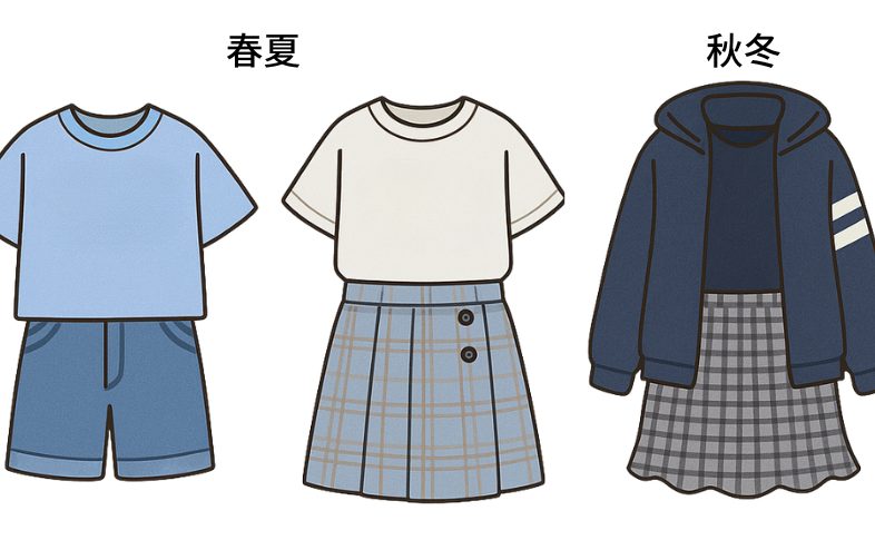 紫ランドセルに合う服装