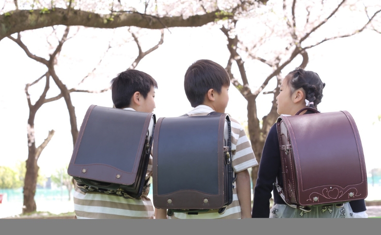 埼玉県川越市/H・E様 ランドセルを背負った3人の子ども