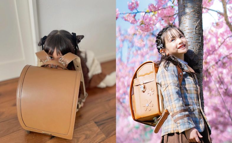 茶色やキャメルのランドセルを選んだ1年生たち