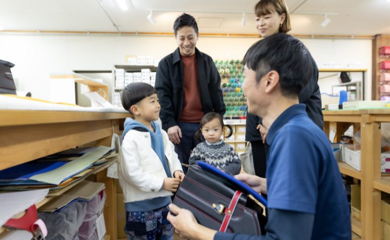 家族で職人とお話
