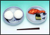 日本で最初の給食（画像：財団法人スポーツ振興センター）