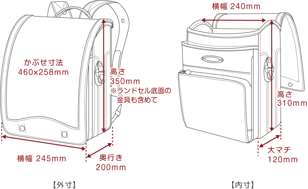 ランドセルサイズ(ニュー・アンティーク)