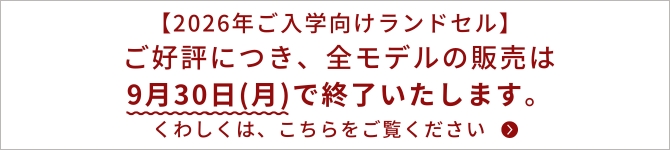 2026年向けモデル受付終了間近